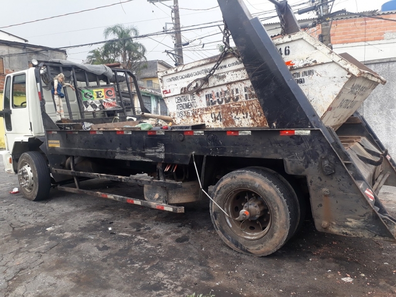 Aluguel de Caçambas de Entulho 24 Horas Jardim Paulistano - Aluguel de Caçamba de Entulho de Construção