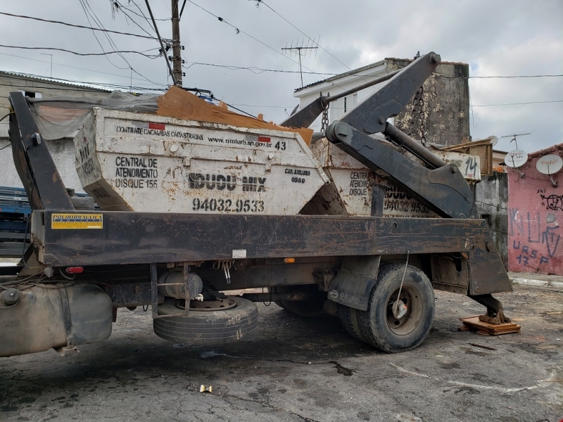 Caminhão para Caçamba de Lixo Valor Bixiga - Caçamba de Lixo Plástico